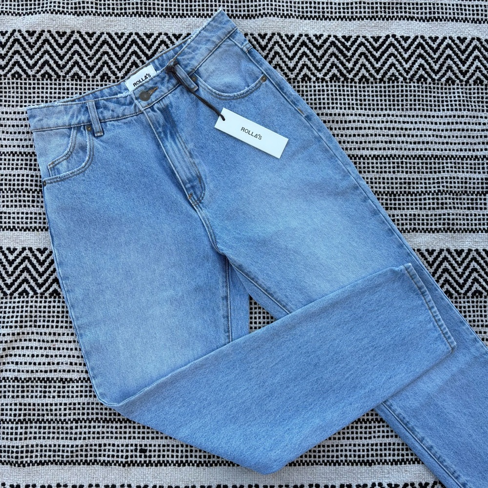 NWT ROLLA'S Dusters High Rise Slim Jeans size 28